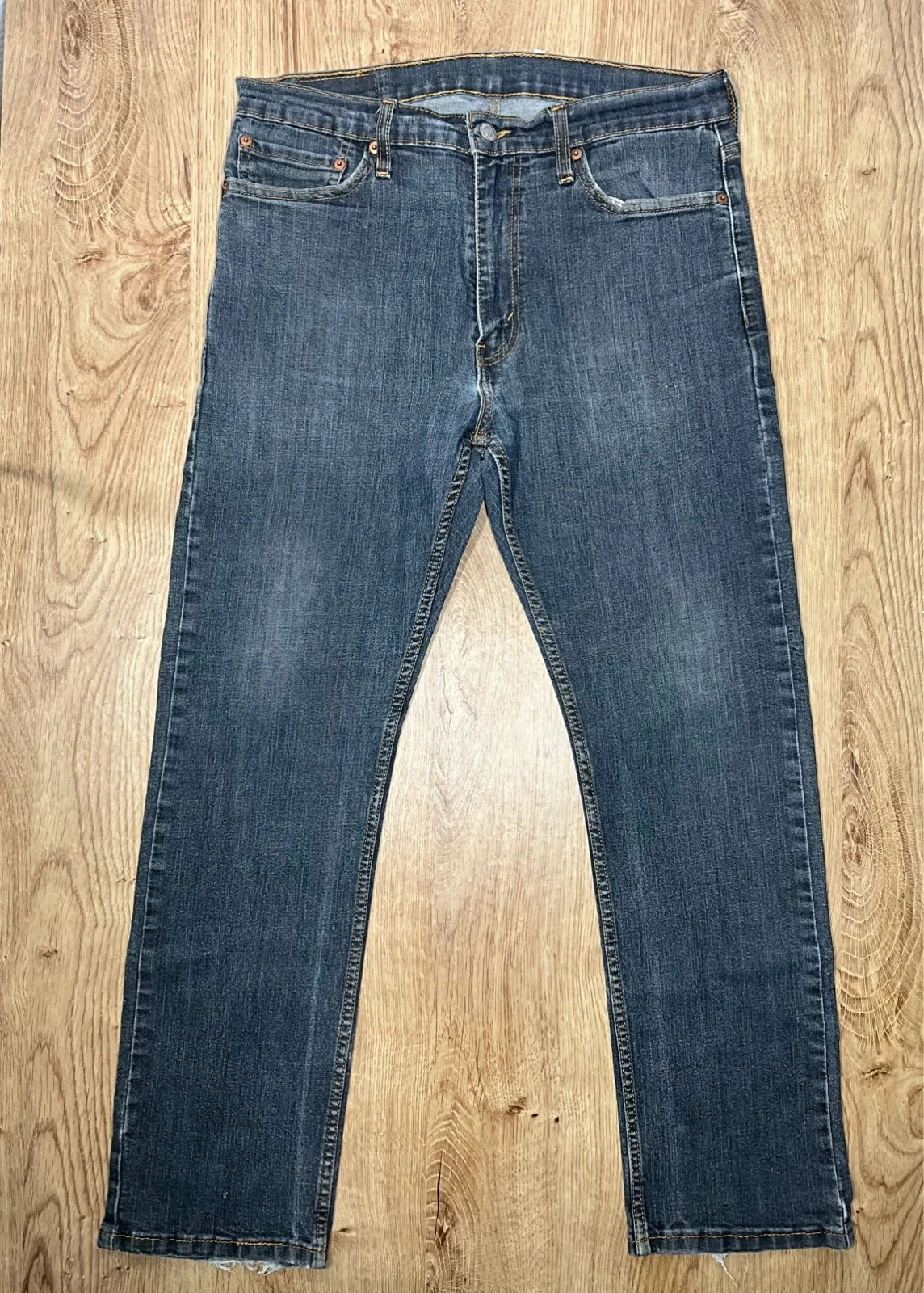 Jean Levi’s Homme 513 Slim Straight W34 L30 Vintage Noir Lvh 219 – photo 2